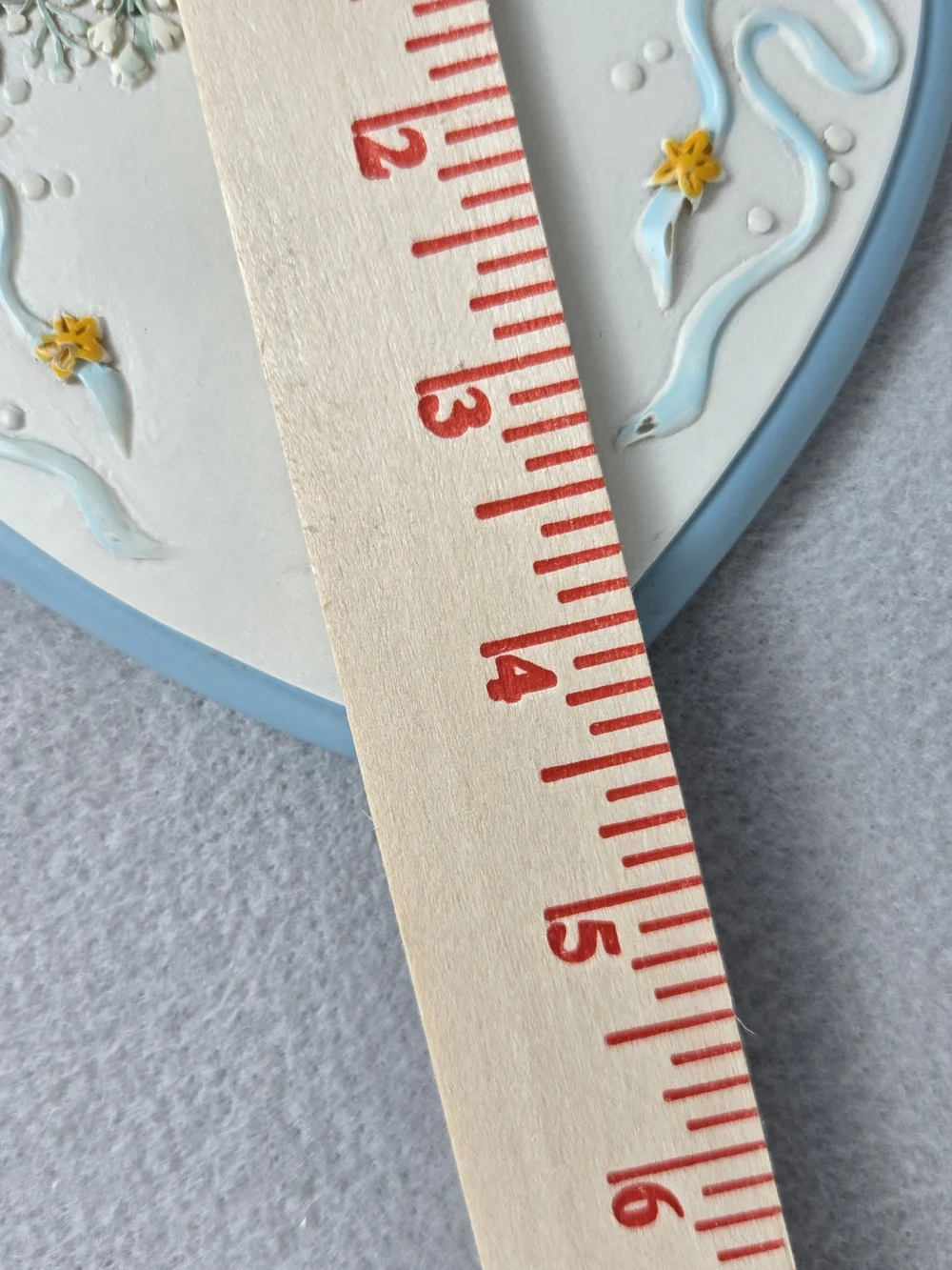 Vintage 1990 Heart-Shaped Floral Wall Thermometer - Cottagecore Decor